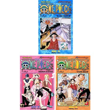 Gerekli Şeyler Yayıncılık One Piece 10-11-12. Ciltler Manga Kitabı
