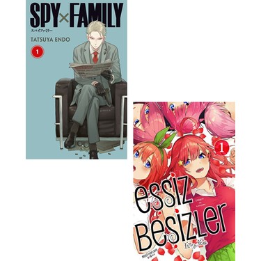 Spy x Family 1. Cilt + Eşsiz Beşizler 1. Cilt 2'li Manga Kitabı