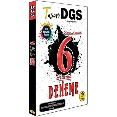 Tasarı Yayıncılık Dgs 6 Harika Deneme Pdf Çözümlü Tasarı