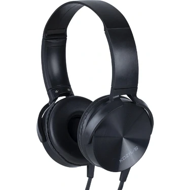 Kozmos KHDP-110 Siyah Kulaklık Baş Üstü Stereo Akustik Yalıtımlı Tasarım ile Yüksek Ses
