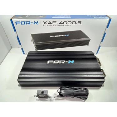 For-x 5 Kanal Amfi - For-X XAE-4000.5 - Bass Kontrollü Oto