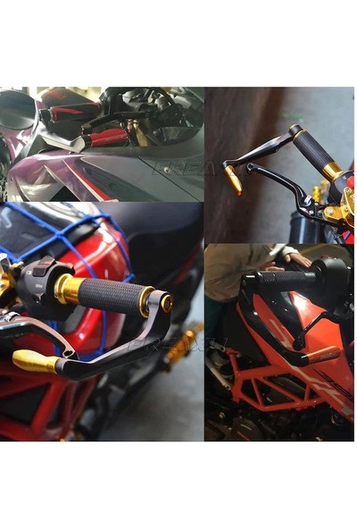 Aras Moto Motosiklet Manet Koruma Seti Elcik Koruma Siyah Renk Arasmoto