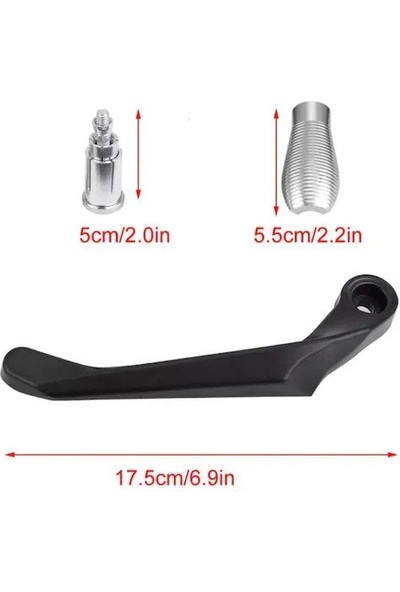 Aras Moto Motosiklet Manet Koruma Seti Elcik Koruma Siyah Renk Arasmoto