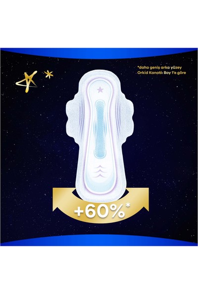 Orkid Ultra Gece Extra Hijyenik Ped 16 lı