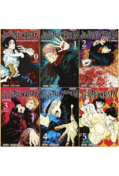 Jujutsu Kaisen Cilt 7 Kitap Manga Set - Gege Akutami