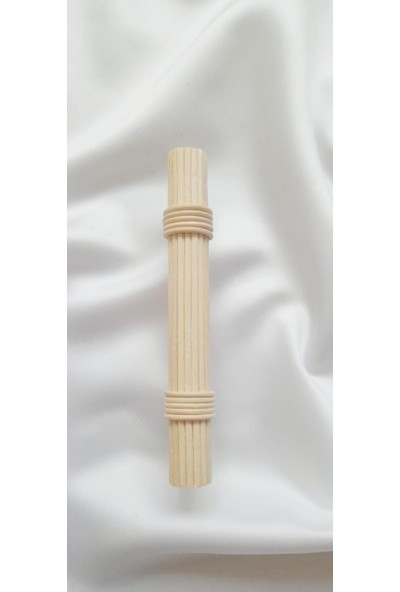 Rattan Sandık Doğal Rattan Bambu Dolap Kulpu 96 mm