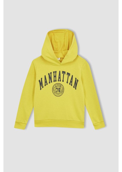 Erkek Çocuk Regular Fit Kapüşonlu Sweatshirt Z4596A623SP