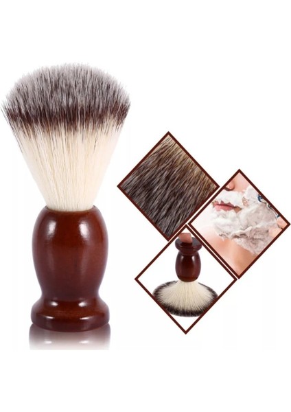 Shave F5 Tıraş Fırçası + Kase + 20 Adet Platinum Yaprak Jilet
