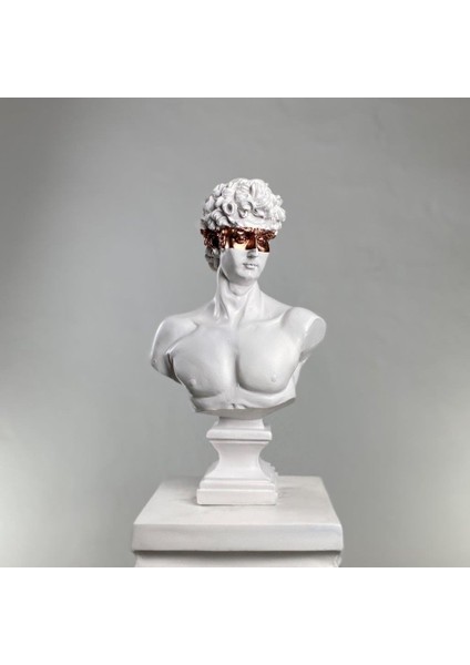 David "bronze Eyes" Heykel, Büyük Boy Büst, Özel Tasarım Dekoratif Heykel, Michelangelo David