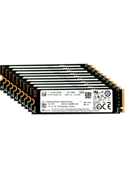 256GB 10'lu M.2 Nvme SSD