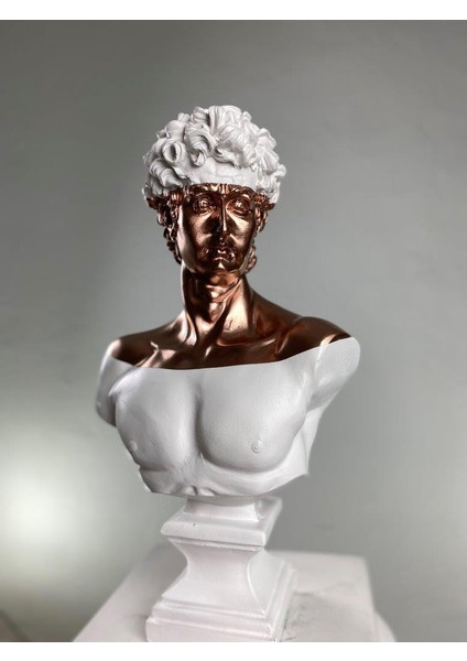 David "royal Copper" Heykel, Büyük Boy Büst, Özel Tasarım Dekoratif Heykel, Michelangelo David fırsatları