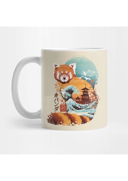 Kırmızı Panda Kupa Bardak
