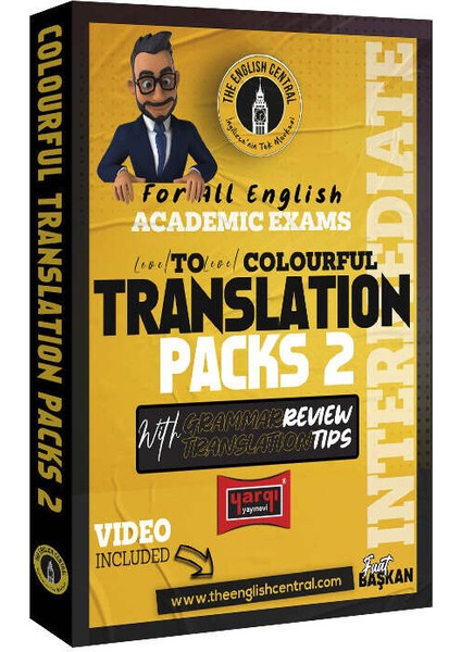 2023 Tüm Ingilizce Akademik Sınavlar Için Çeviri Fasikülleri Gramer Özeti Çeviri Ipuçları Translation Packs 2 (Intermadiate)