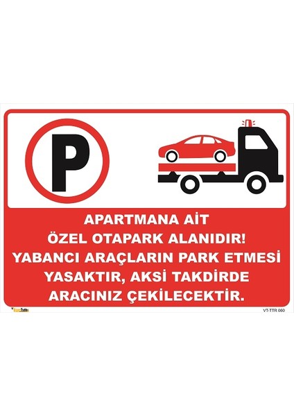 Apartmana Ait Özel Otopark Alanı