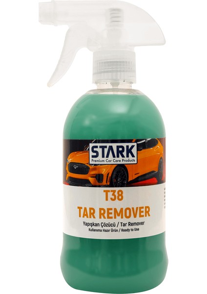 T38 Tar Remover Yapışkan-Zift Çözücü 500ML