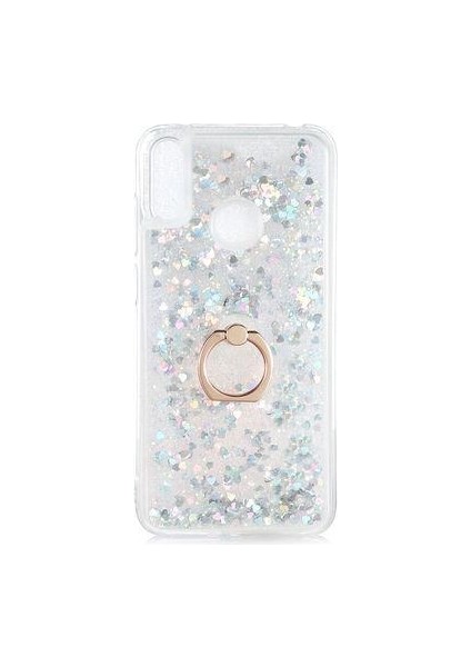 Huawei Y6 2019 Kılıf Sulu Simli Akışkan Silikon indirimleri