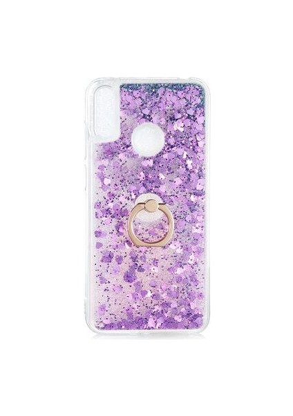 Huawei Y6 2019 Kılıf Sulu Simli Akışkan Silikon fırsatları