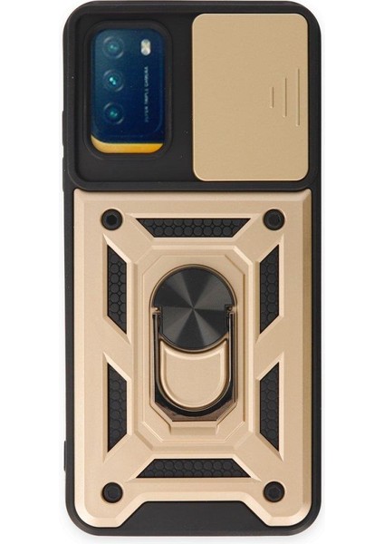Xiaomi Redmi Note 9 4g Kılıf Kamera Korumalı Sürgülü Yüzüklü Standlı Tank fırsatları