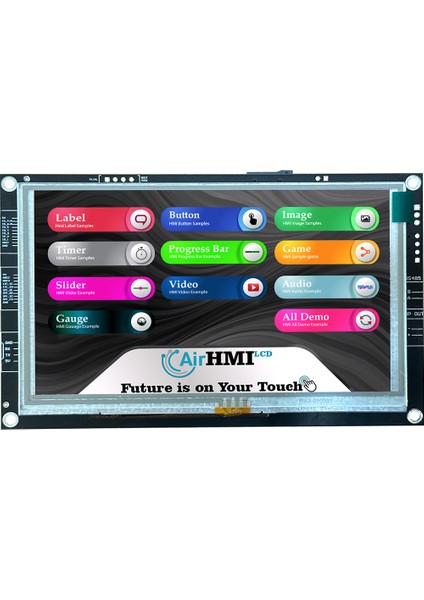 7" Resistive (Rezistif) Touch Industry Hmi Ekran