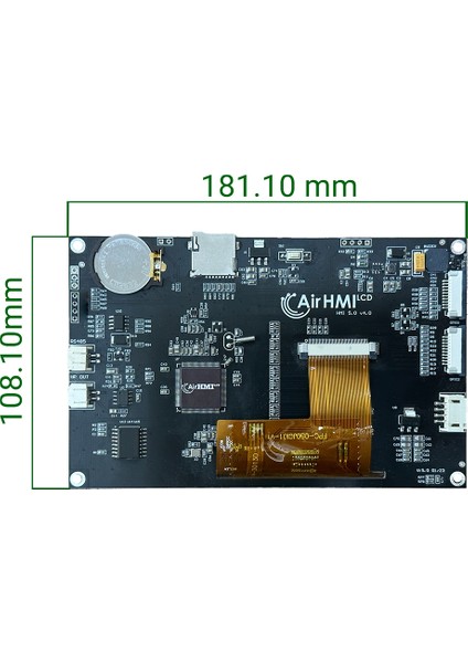 7" Resistive (Rezistif) Touch Industry Hmi Ekran