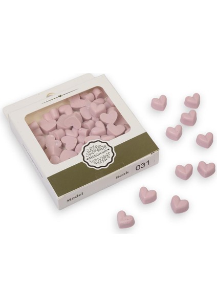 Mühür Mumu Eritme Kalp Boncuk Paket Model No: 31 Şeker Pembe