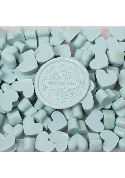 Mühür Mumu Eritme Kalp Boncuk Paket Model No: 51 Mavi Unicorn fiyatları