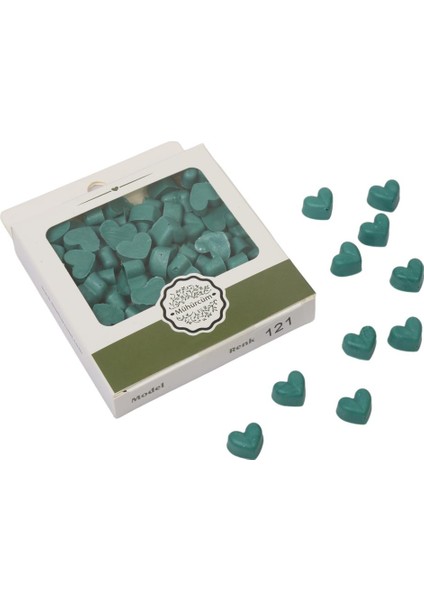 Mühür Mumu Eritme Kalp Boncuk Paket Model No: 121 Juniperus Yeşil