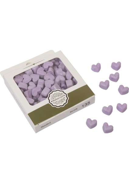 Mühür Mumu Eritme Kalp Boncuk Paket Model No: 135 Lavanta Kuru