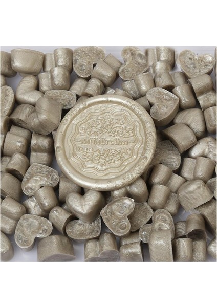 Mühür Mumu Eritme Kalp Boncuk Paket Mod No: 409 Beyaz Altın Saten fiyatları