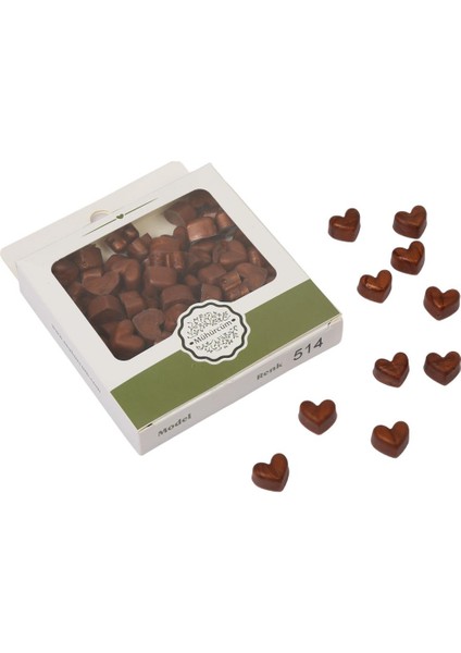 Mühür Mumu Eritme Kalp Boncuk Paket Model No: 514 Bronz Oksit