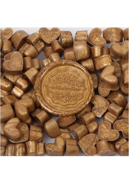 Mühür Mumu Eritme Kalp Boncuk Paket Mod No: 555 Açık Bronz Altın fiyatları