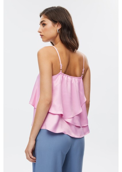 Pembe Ipli Bluz indirimleri