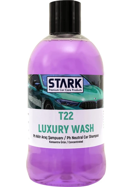 Stark Premium T22 Luxury Wash Ph Nötr Araç Şampuanı 500ML