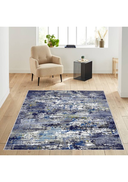 Dijital Baskı Yıkanabilir Kaymaz Taban Salon Halısı RVG1895-SD043