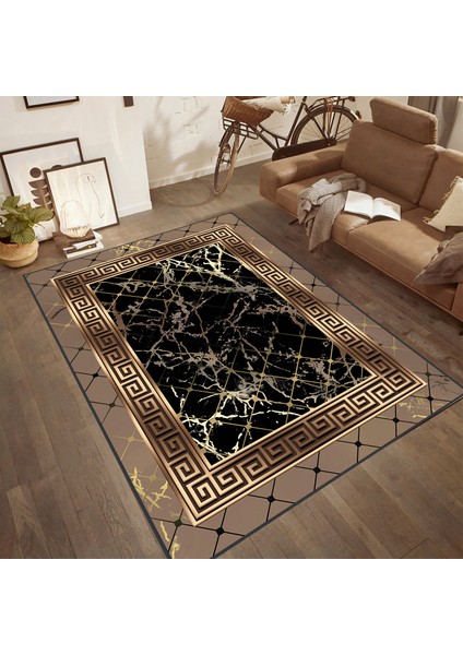 Dijital Baskı Yıkanabilir Kaymaz Taban Salon Halısı Rvg1831-Sm407