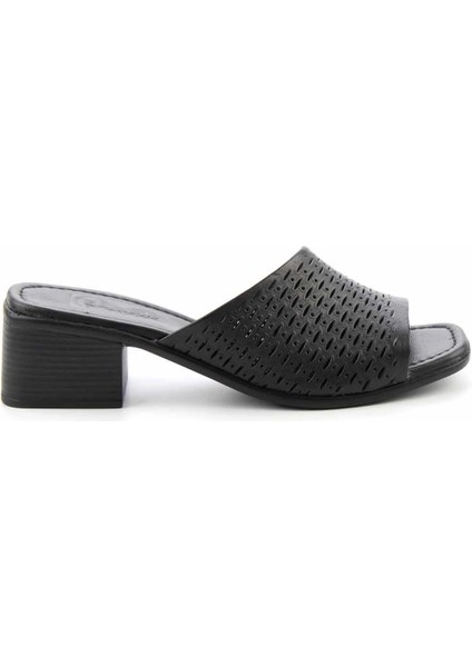 Siyah Leather Kadın Terlik K04286100403 fiyatları