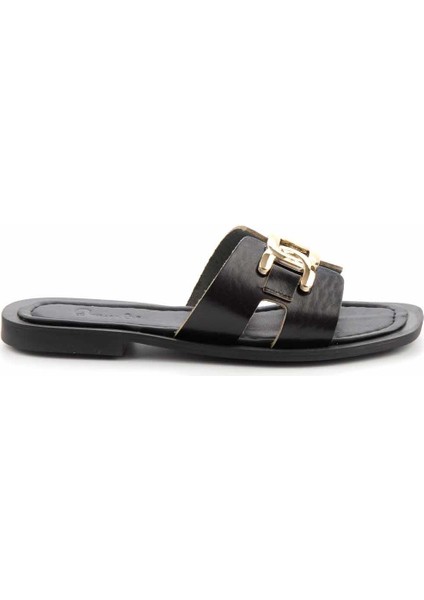 Siyah Leather Kadın Terlik K04826017103 fiyatları