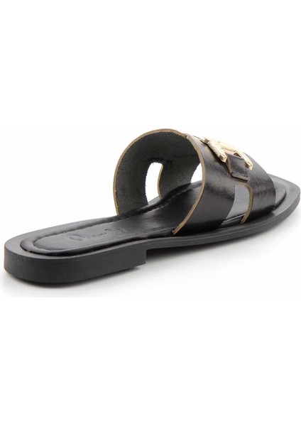 Siyah Leather Kadın Terlik K04826017103 fırsatları