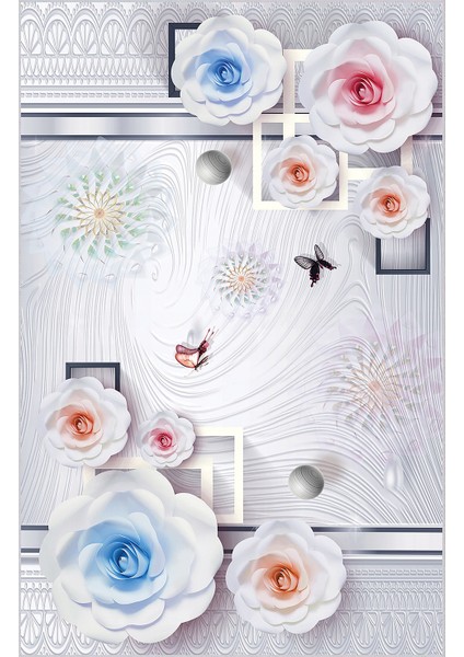 Dijital Baskı Yıkanabilir Kaymaz Taban Salon Halısı Rvg1857-Sm253 fiyatları