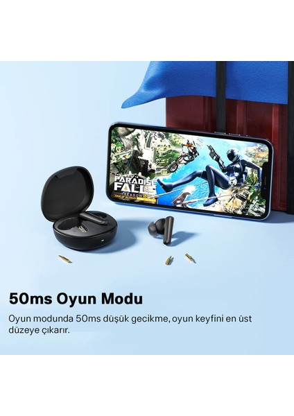 Life Lite Oyun Modlu Enc Gürültü Engelleme Kablosuz 5.3 Bluetooth Kulaklık