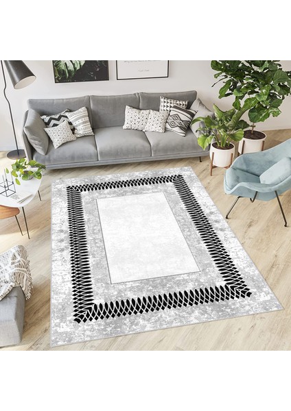 Dijital Baskı Yıkanabilir Kaymaz Taban Salon Halısı Rvg1863-Sm90