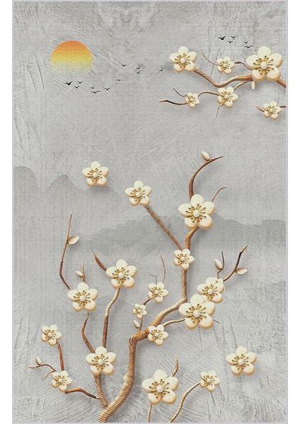 Dijital Baskı Yıkanabilir Kaymaz Taban Salon Halısı Rvg1858-Sm238 fiyatları