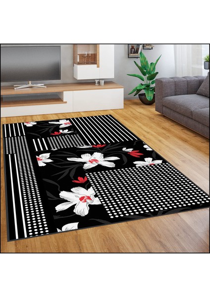 Dijital Baskı Yıkanabilir Kaymaz Taban Salon Halısı Rvg1868-Sm270