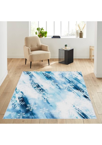 Dijital Baskı Yıkanabilir Kaymaz Taban Salon Halısı Rvg1876-Sm191