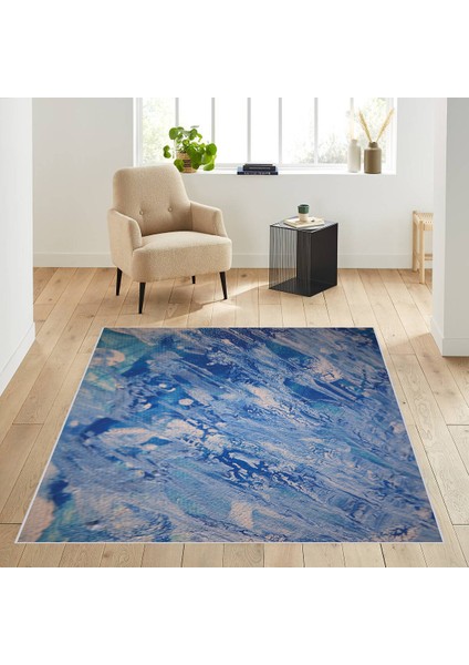 Dijital Baskı Yıkanabilir Kaymaz Taban Salon Halısı Rvg1880-Sd010