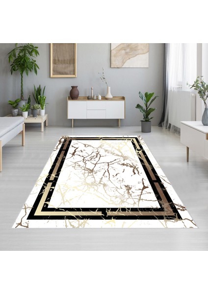 Dijital Baskı Yıkanabilir Kaymaz Taban Salon Halısı Rvg1884-Sm88
