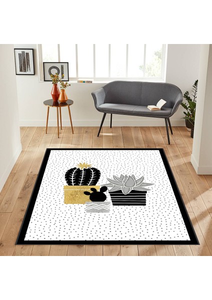 Dijital Baskı Yıkanabilir Kaymaz Taban Salon Halısı Rvg1887-Sd781