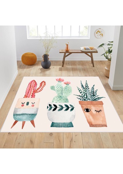 Dijital Baskı Yıkanabilir Kaymaz Taban Salon Halısı Rvg1905-Sm195