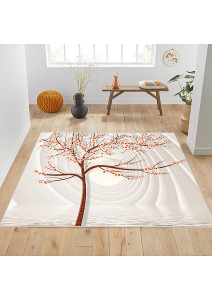 Dijital Baskı Yıkanabilir Kaymaz Taban Salon Halısı Rvg1906-Sm225