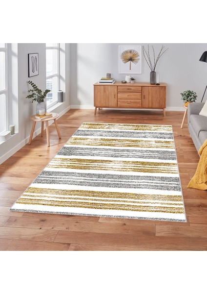 Dijital Baskı Yıkanabilir Kaymaz Taban Salon Halısı RVG1850-SD127